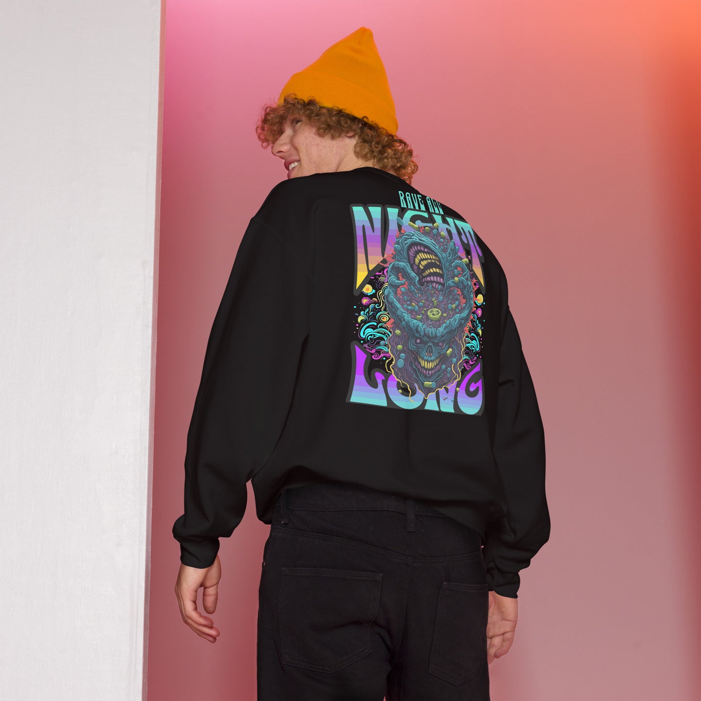 Rave all Night Long | Techno Sweatshirt