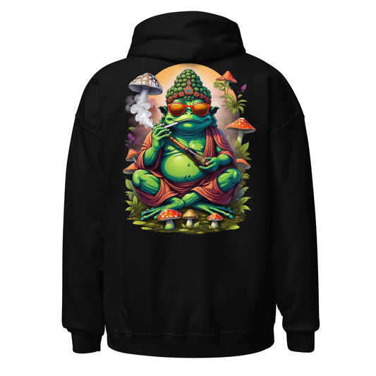 Psychedelic Buddha Frog - Unisex Hoodie - CatsOnDrugs