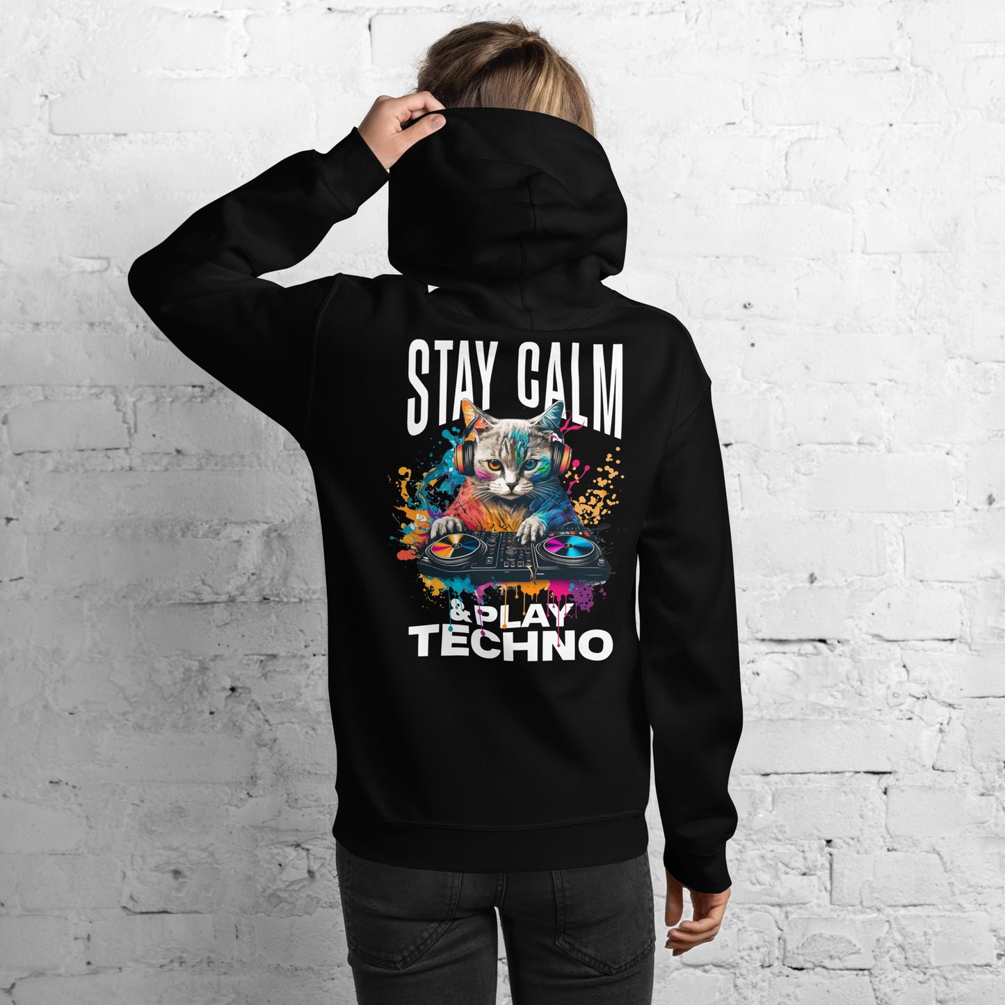 Stay Calm & Play Techno - Unisex Hoodie