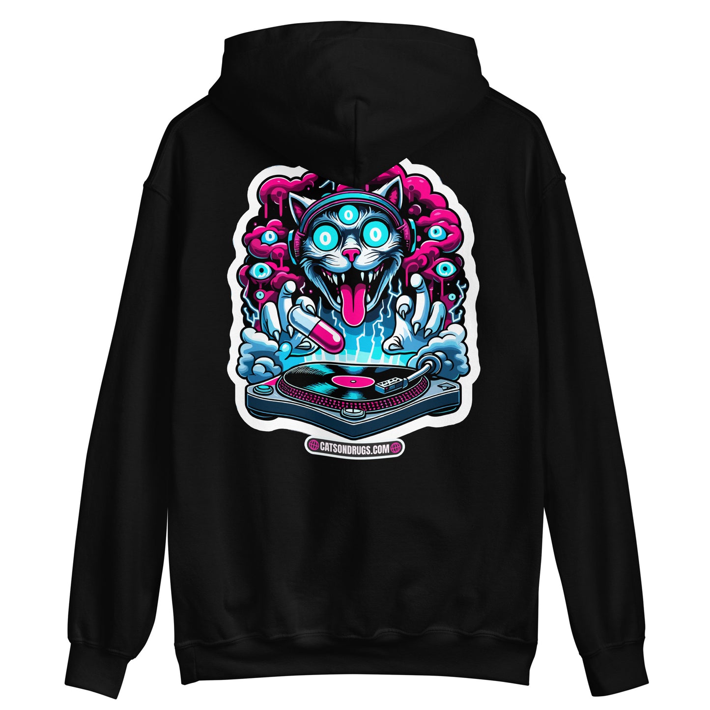 DJ Ropa | Sudadera Psychedelic Club Night Cat
