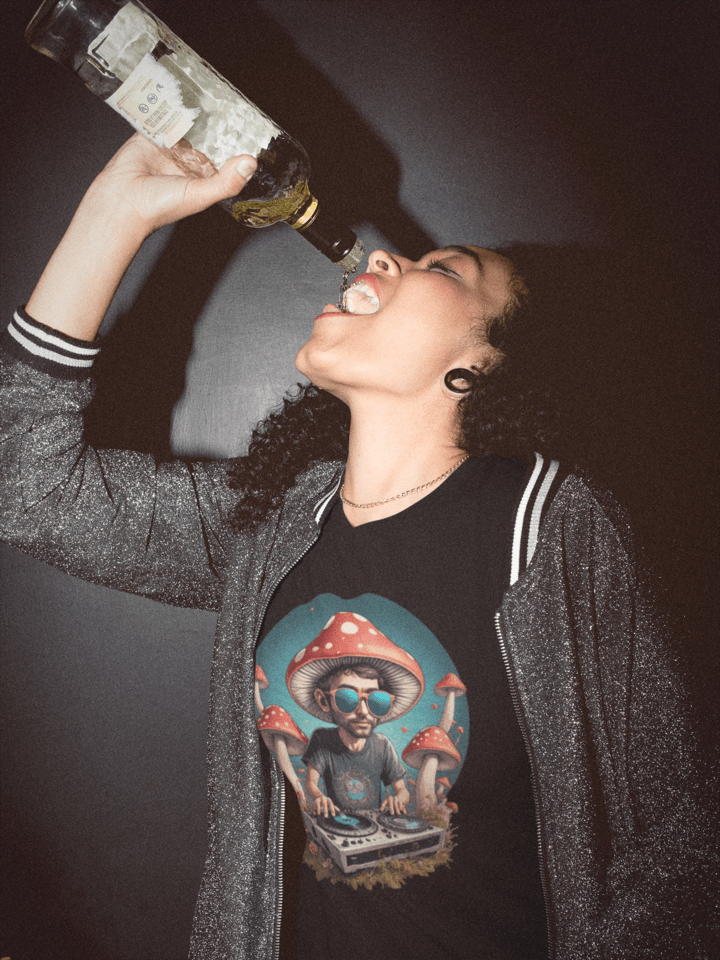 Psychedelic T-Shirt | Mushroom DJ | Ecstasy Edition