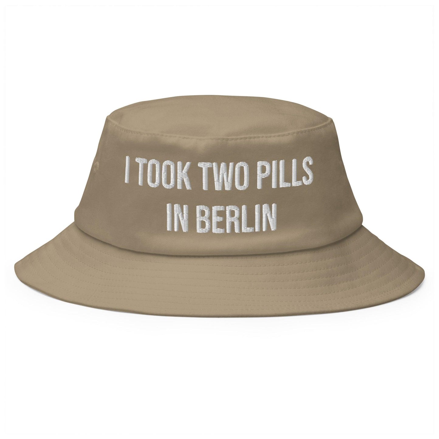 I took two Pills in Berlin - Old School Bucket Hat - CatsOnDrugs