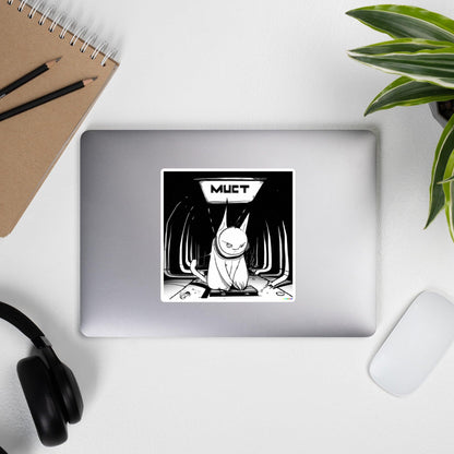 Underground cat - Bubble-free stickers - CatsOnDrugs