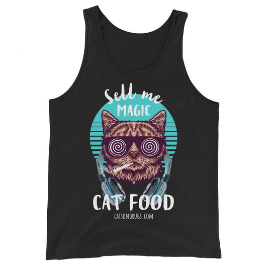 Sell me magic cat food - Unisex Tank Top - CatsOnDrugs