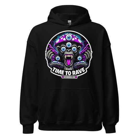 Acid Outfit hoodie - Time To Rave psychedelic design