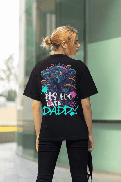 Acid Wear trippy print t-shirt – back design