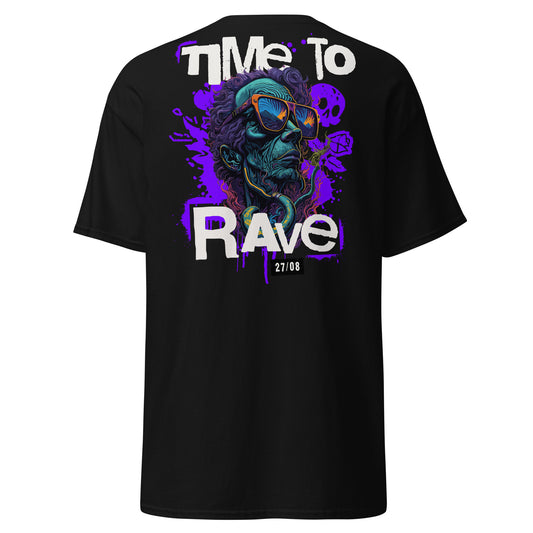 Camiseta Hard Techno con diseño gráfico de estilo rave