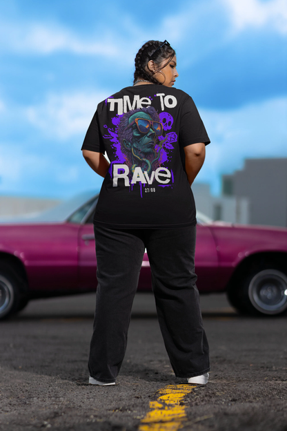 Camiseta Hard Techno de algodón con diseño minimalista