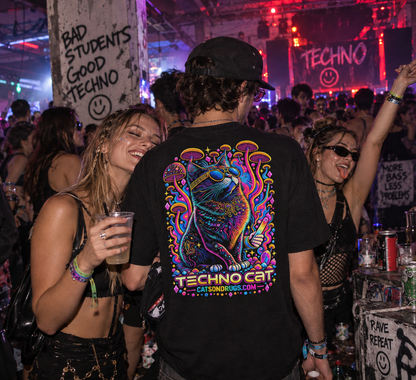 Rave T-Shirt | Techno Cat