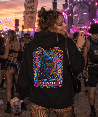 Techno Cat | Rave Hoodie