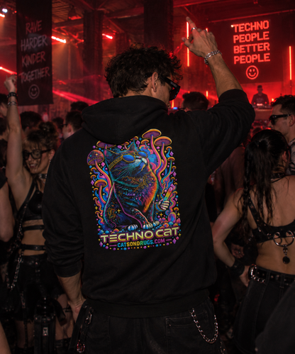 Techno Cat | Rave Hoodie