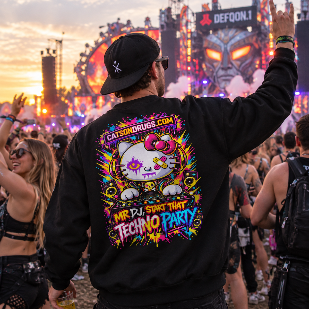 Techno Sweatshirt | Mr DJ