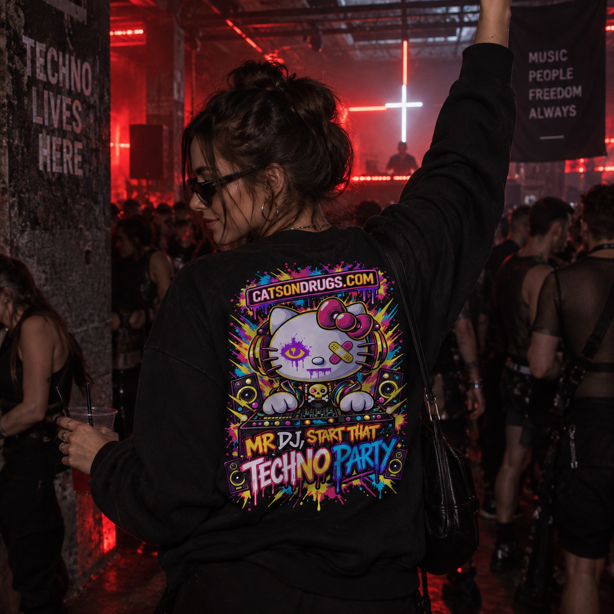 Techno Sweatshirt | Mr DJ