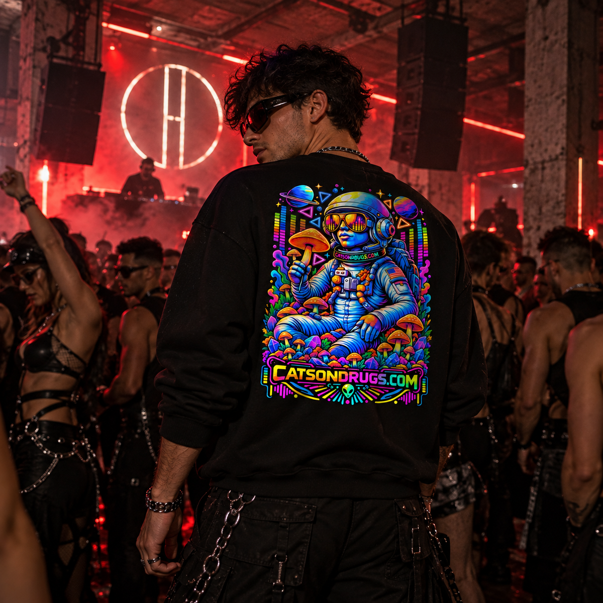 Psychedelic Sweatshirt | Trippy Astronaut