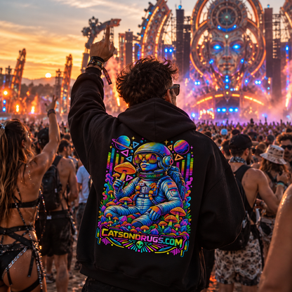 Psychedelic Hoodie | Psychedelic DJ Astronaut