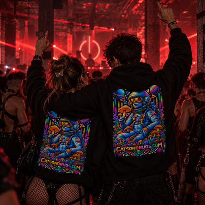 Psychedelic Hoodie | Psychedelic DJ Astronaut