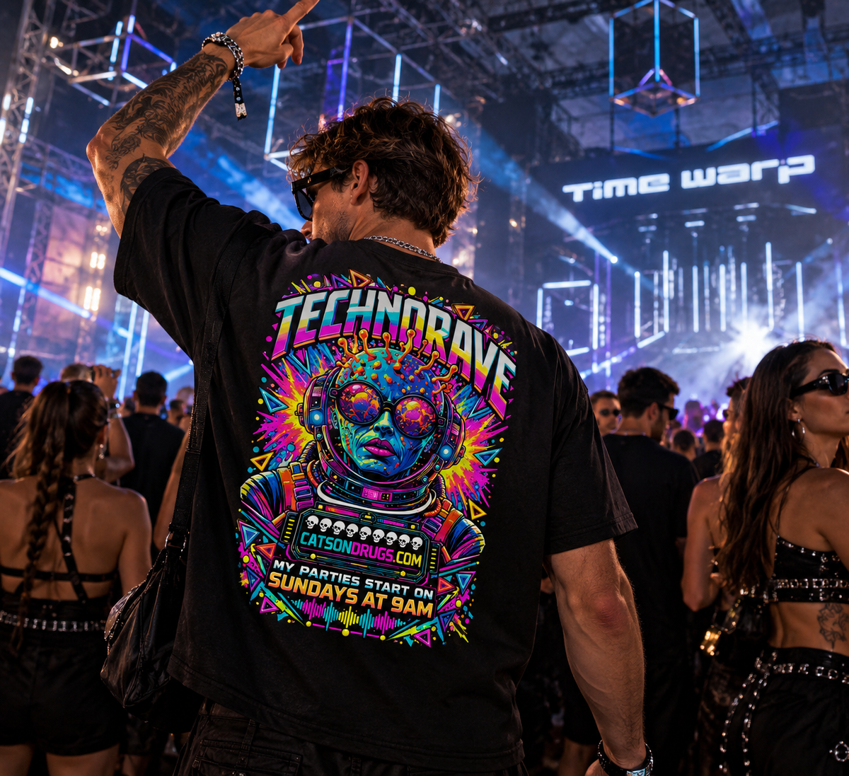 Rave T-Shirt | Technorave Organism