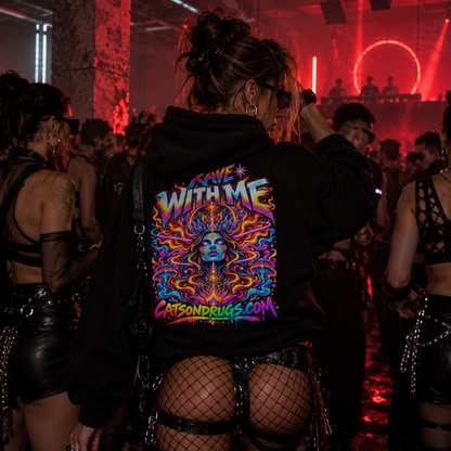 Rave with Me Girl | Rave Hoodie