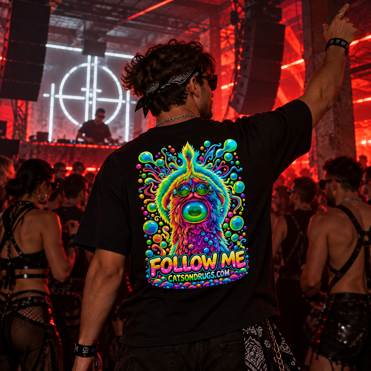 Techno T-Shirt | Follow Me Organism