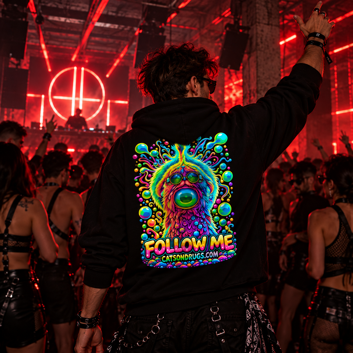 Follow Me Organism | Festival Hoodie