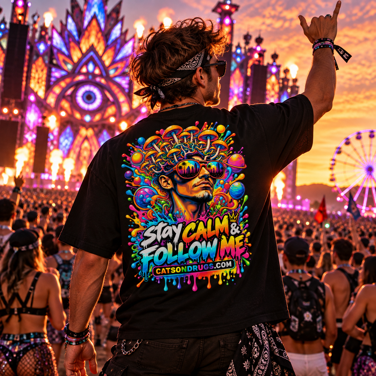 EDM T-Shirt | Follow Me Organism