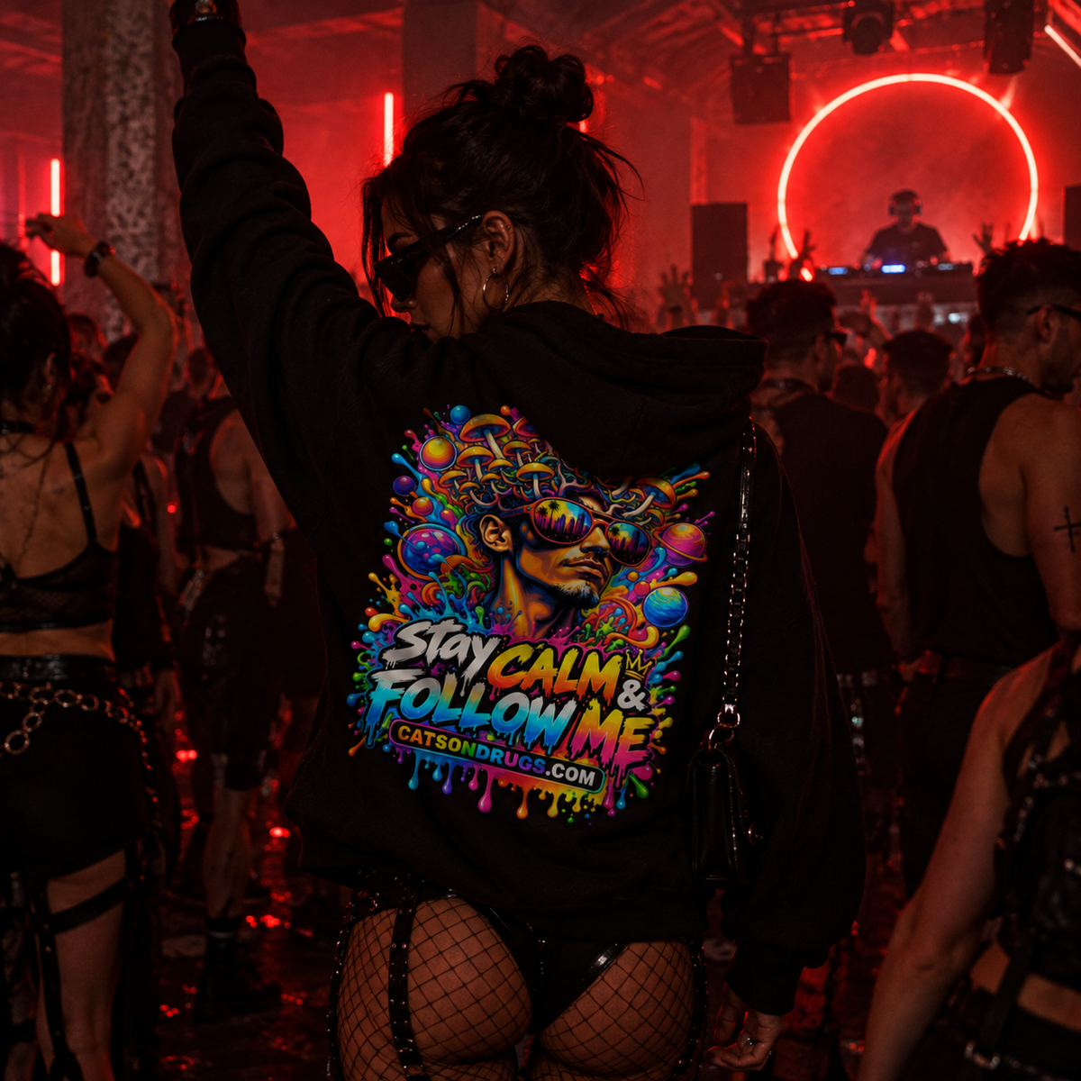 Rave Hoodie | Follow Me Organism