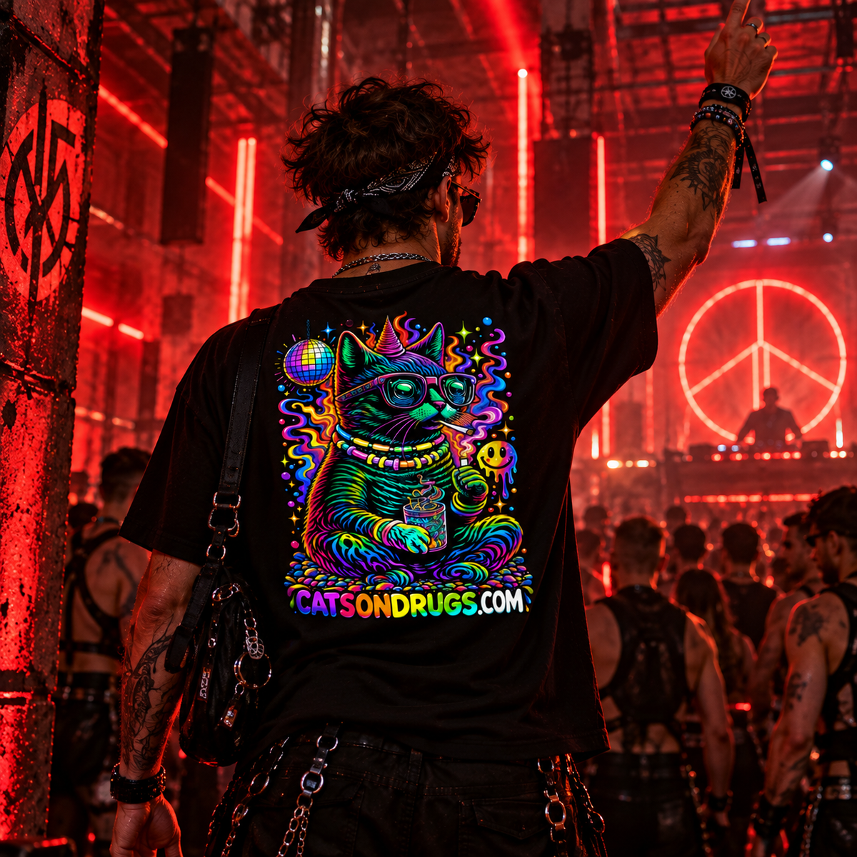 Acid Cat | Psychedelic T-Shirt