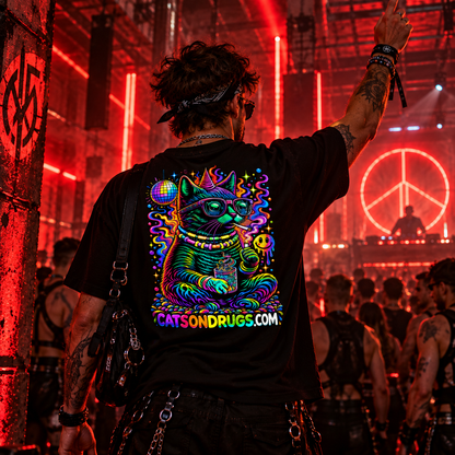 Acid Cat | Psychedelic T-Shirt