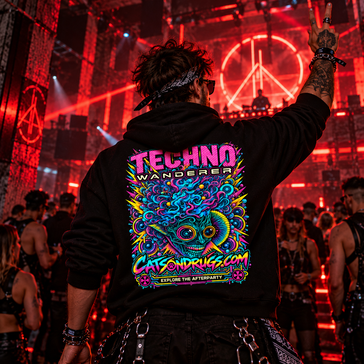 Techno Hoodie | Techno Wanderer