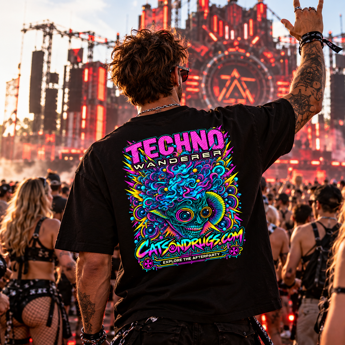 Techno T-Shirt | Techno Wanderer