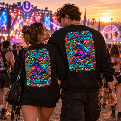 EDM Sweatshirt | Techno Cat
