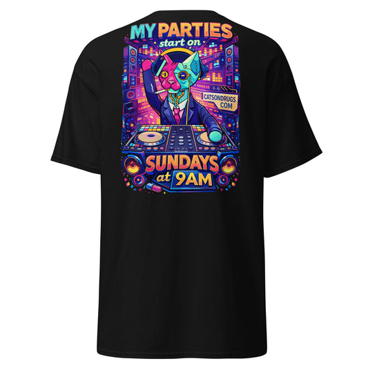 DJ rave graphic tee
