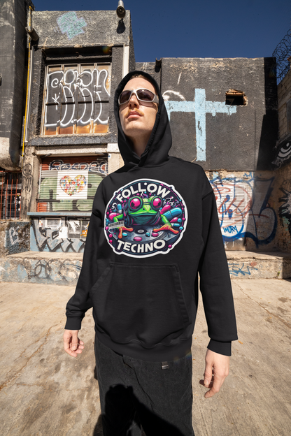 Festival Fashion Psychedelic Graphic Hoodie in Bold Colors