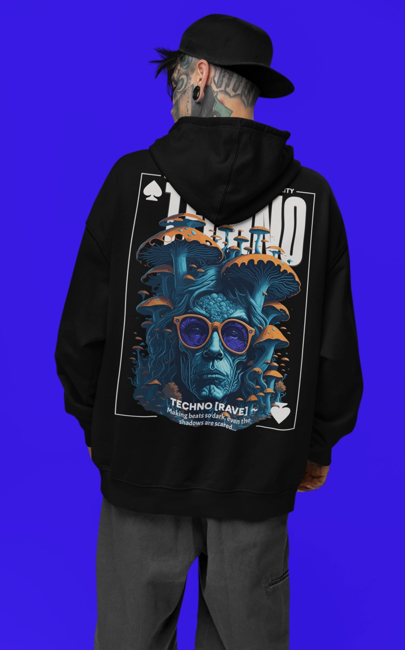Festival Rave Hoodie mens from Catsondrugs.com