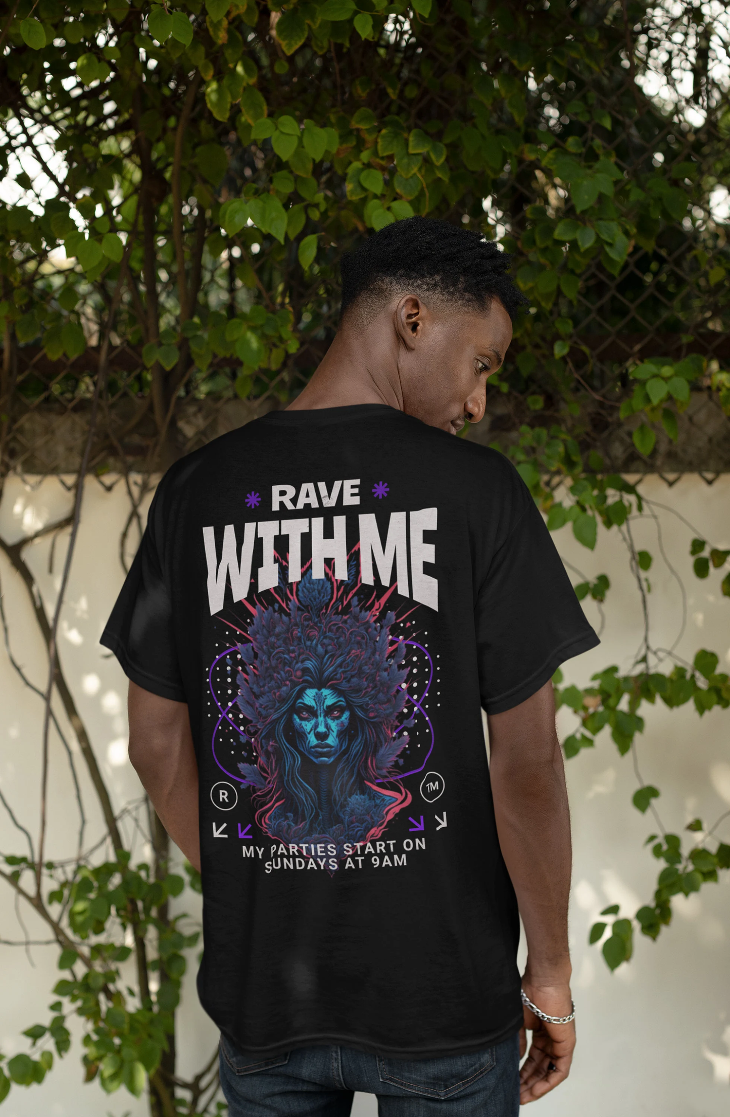 Funny Rave Streetwear Fashion for men from catsondrugs.com