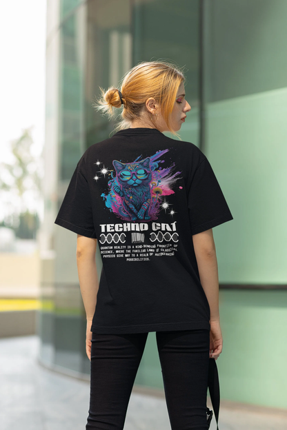Funny Techno Cat Fashion for women from catsondrugs.com
