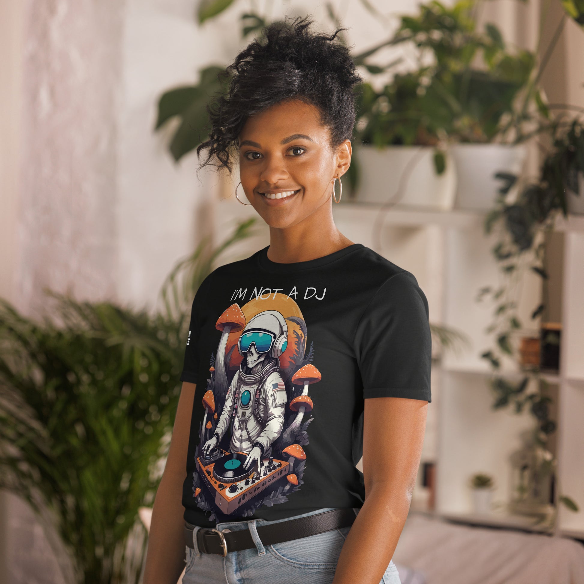 I'm not a DJ T-Shirt for Woman from catsondrugs.com