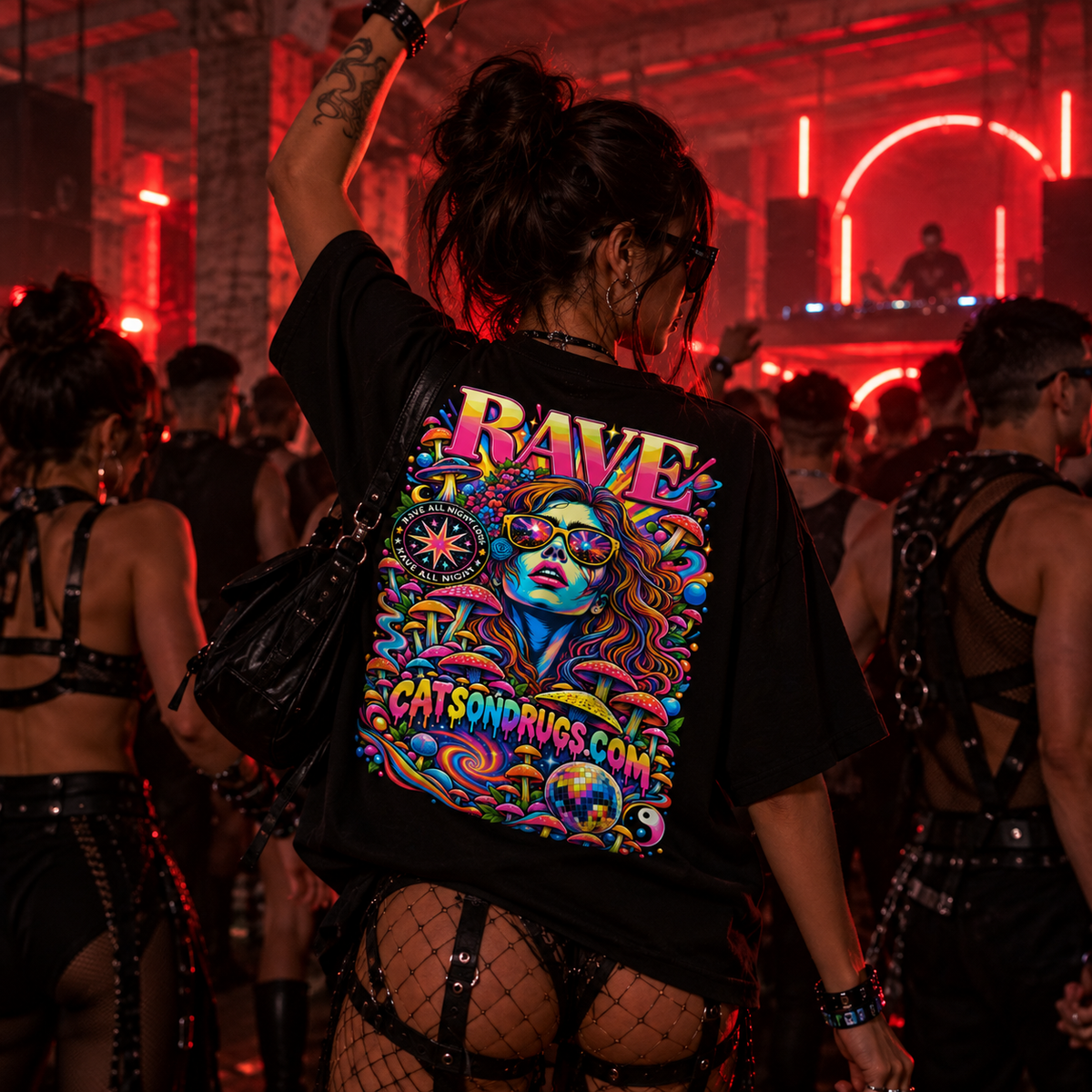 Rave Fashion | Rave Cover Girl T-Shirt