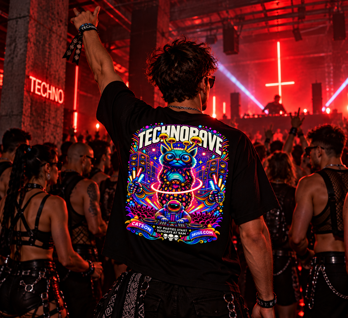 Rave T-Shirt | Technorave Organism