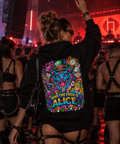 Trippy Hoodie | Who the Fuck is Alice