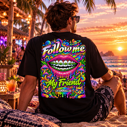 Psychedelic T-Shirt | Follow Me Organism