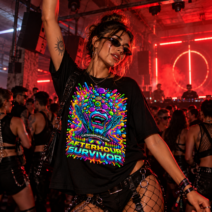 EDM T-Shirt | Afterhour Survivor | Ecstasy Edition
