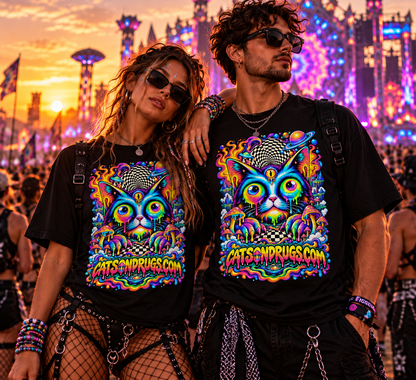 Psychedelic T-Shirt | Magic Cat Food