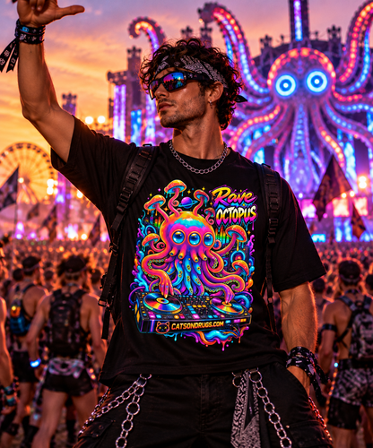 EDM T-Shirt | Rave Octopus