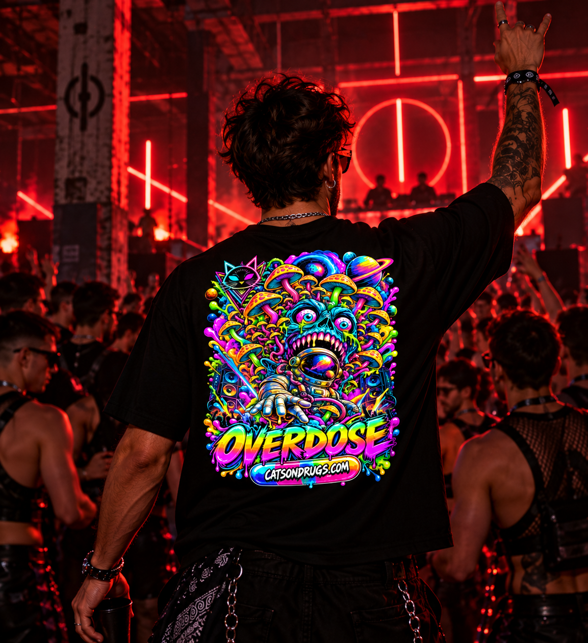 Rave T-Shirt | Overdose Organism