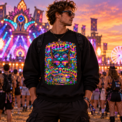 Trippy Sweatshirt | Magic CatFood