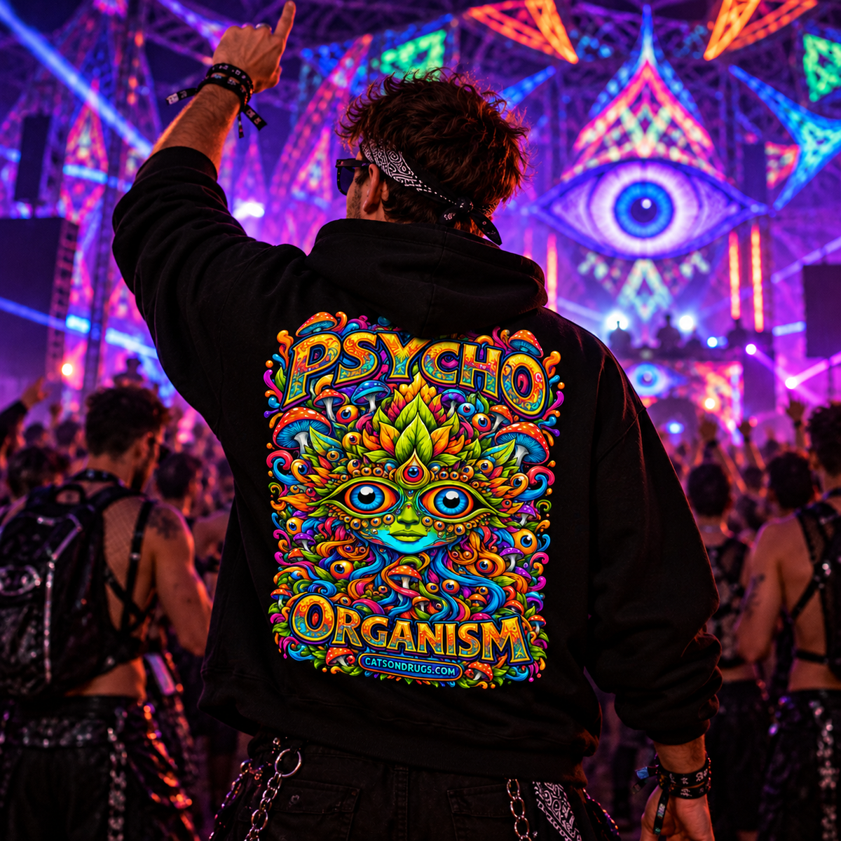 Psychedelic Hoodie | Psycho Organism