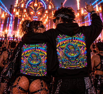 Festival Hoodie | Rave all Night Long