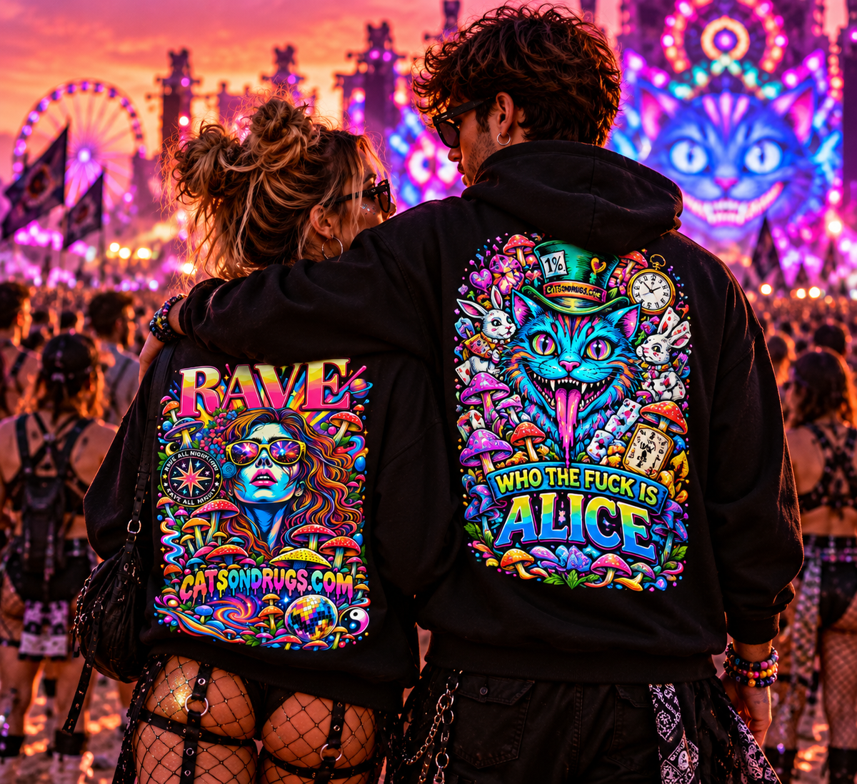 Rave Cover Girl | EDM Hoodie