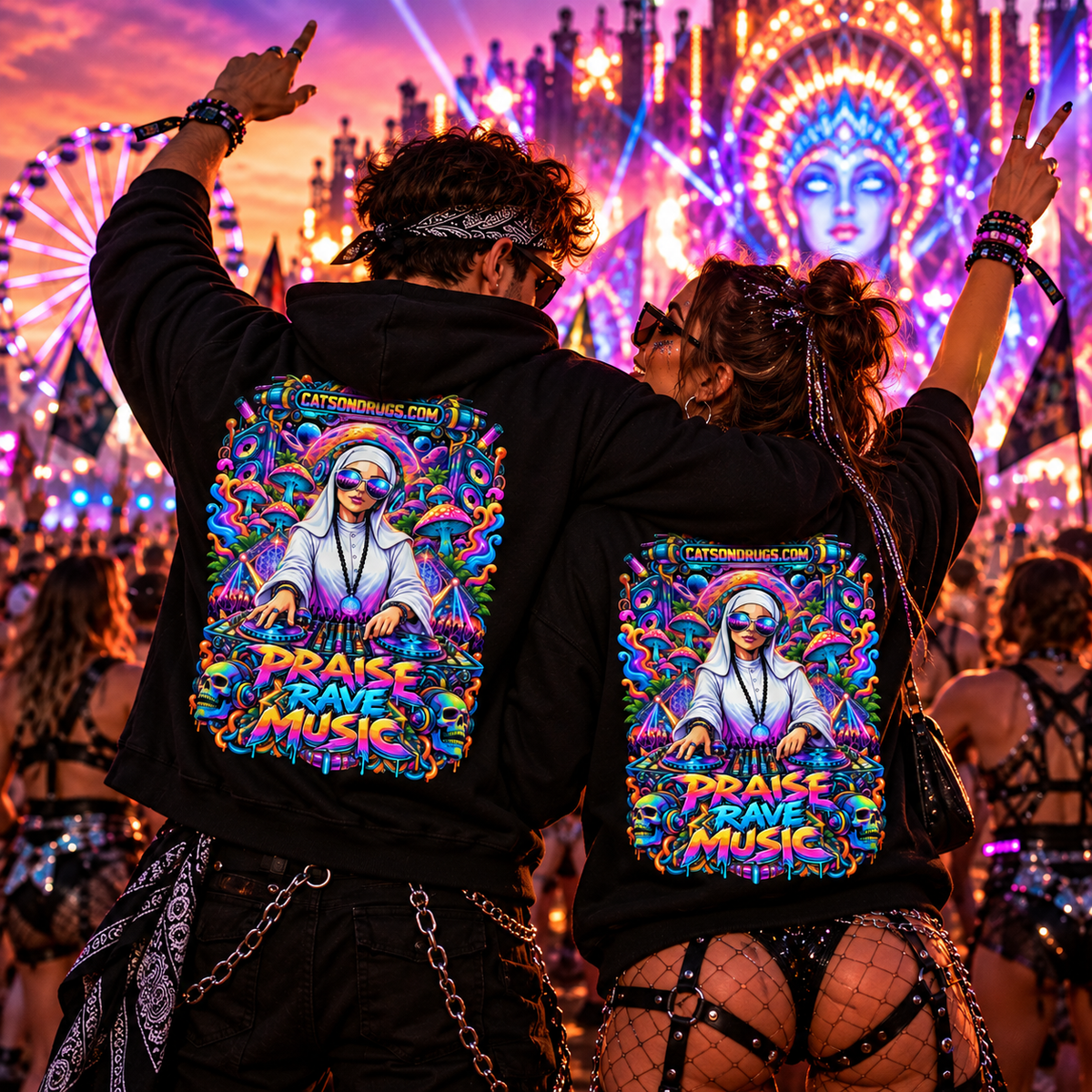 Techno Hoodie | Praise Rave Music